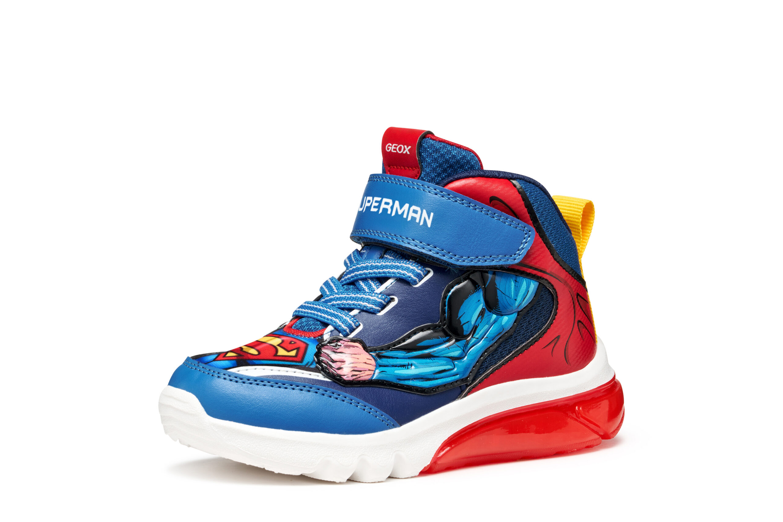 Geox J. Ciberdron Μπλε Spiderman Μποτάκι με φωτάκια για αγόρι Geox J. Ciberdron Μπλε Spiderman Μποτάκι με φωτάκια για αγόρι