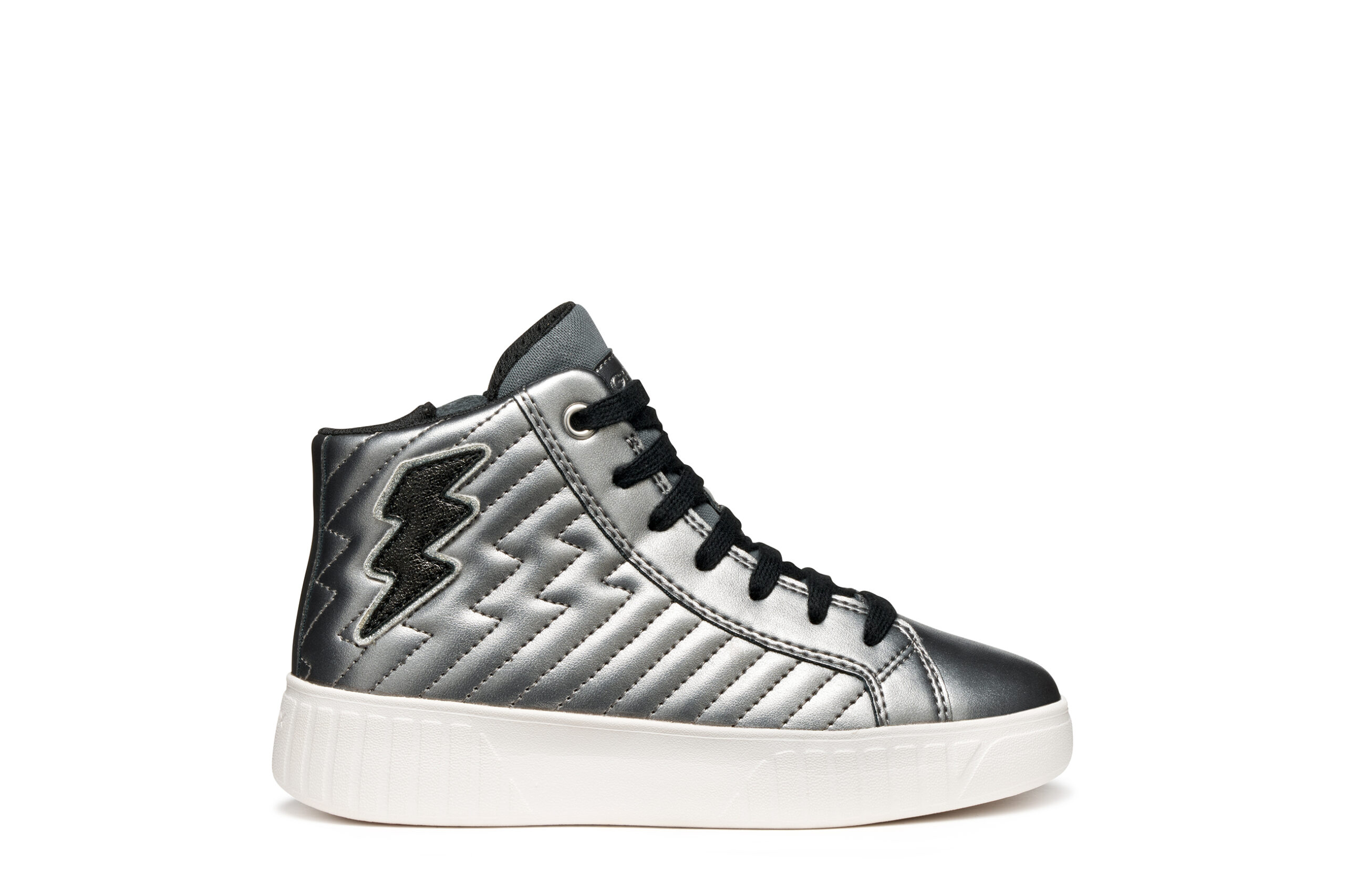 Geox J Mikiroshi Ασημί Μποτάκι για κορίτσι Geox J Mikiroshi Ασημί Μποτάκι για κορίτσι