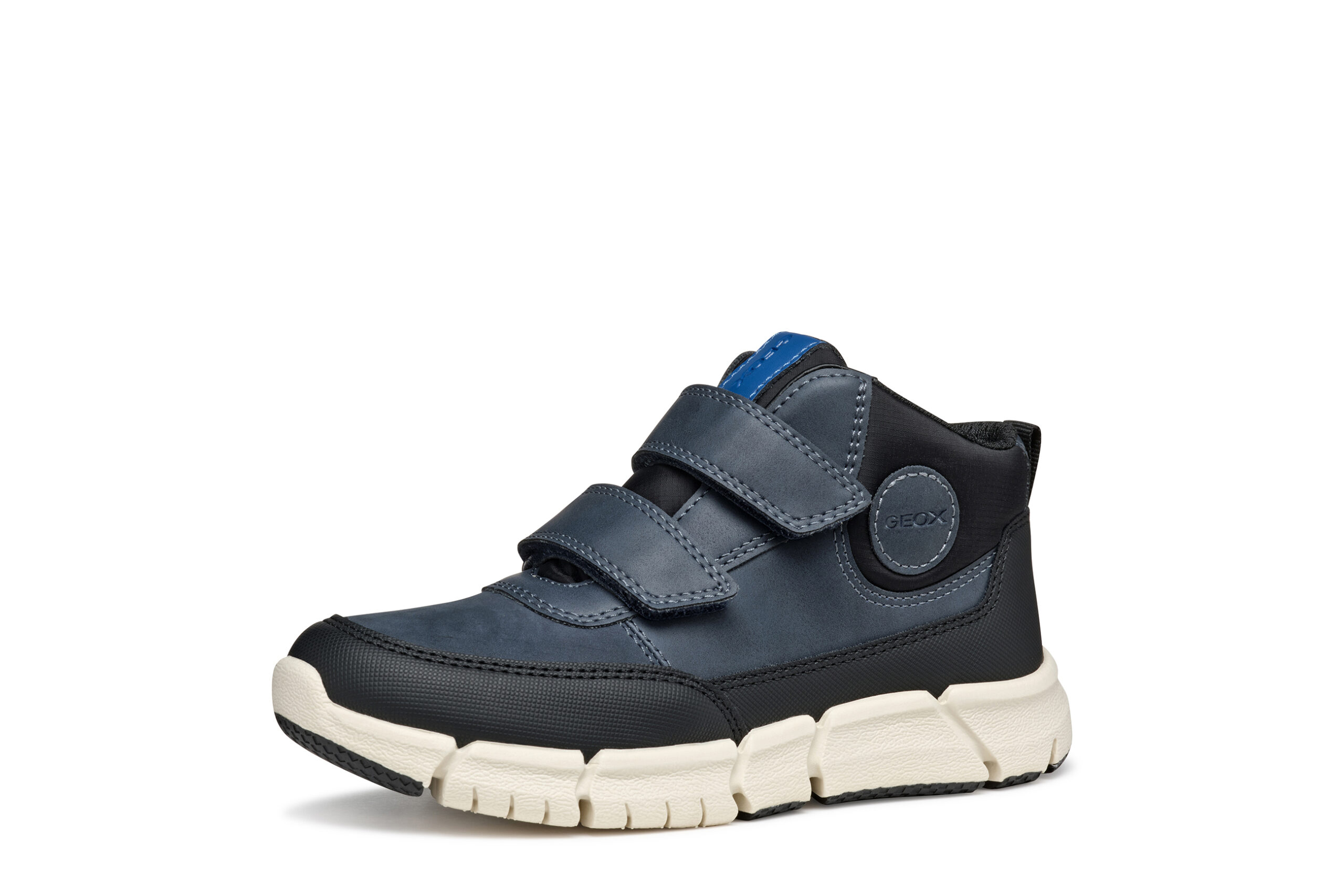 Geox J Flexyper Μπλε Μαύρο Μποτάκι Για Αγόρι Geox J Flexyper Μπλε Μαύρο Μποτάκι Για Αγόρι