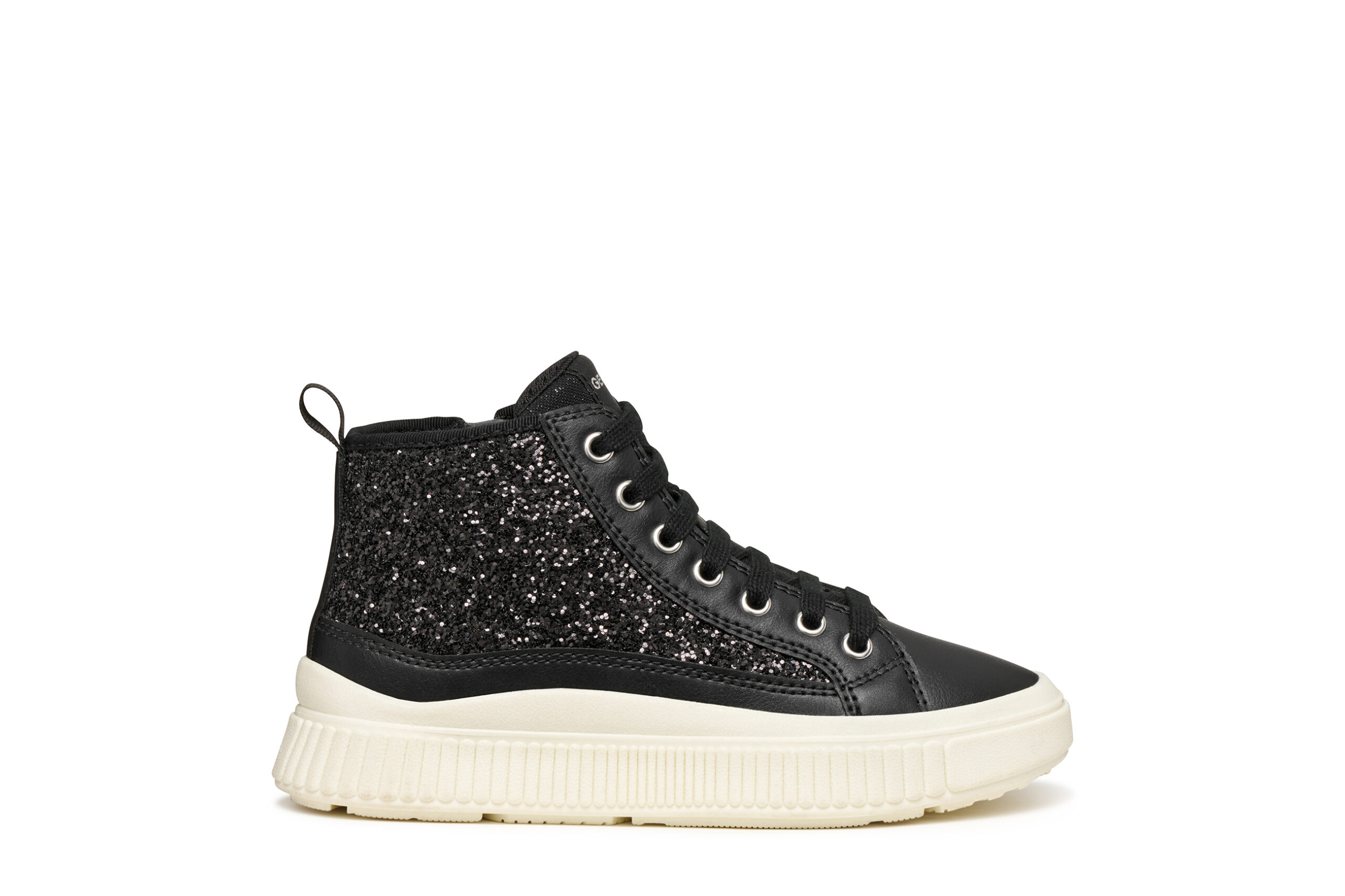 Geox J Laquinny Μαύρο Μποτάκι Με Στρας Για Κορίτσι Geox J Laquinny Μαύρο Μποτάκι Με Στρας Για Κορίτσι