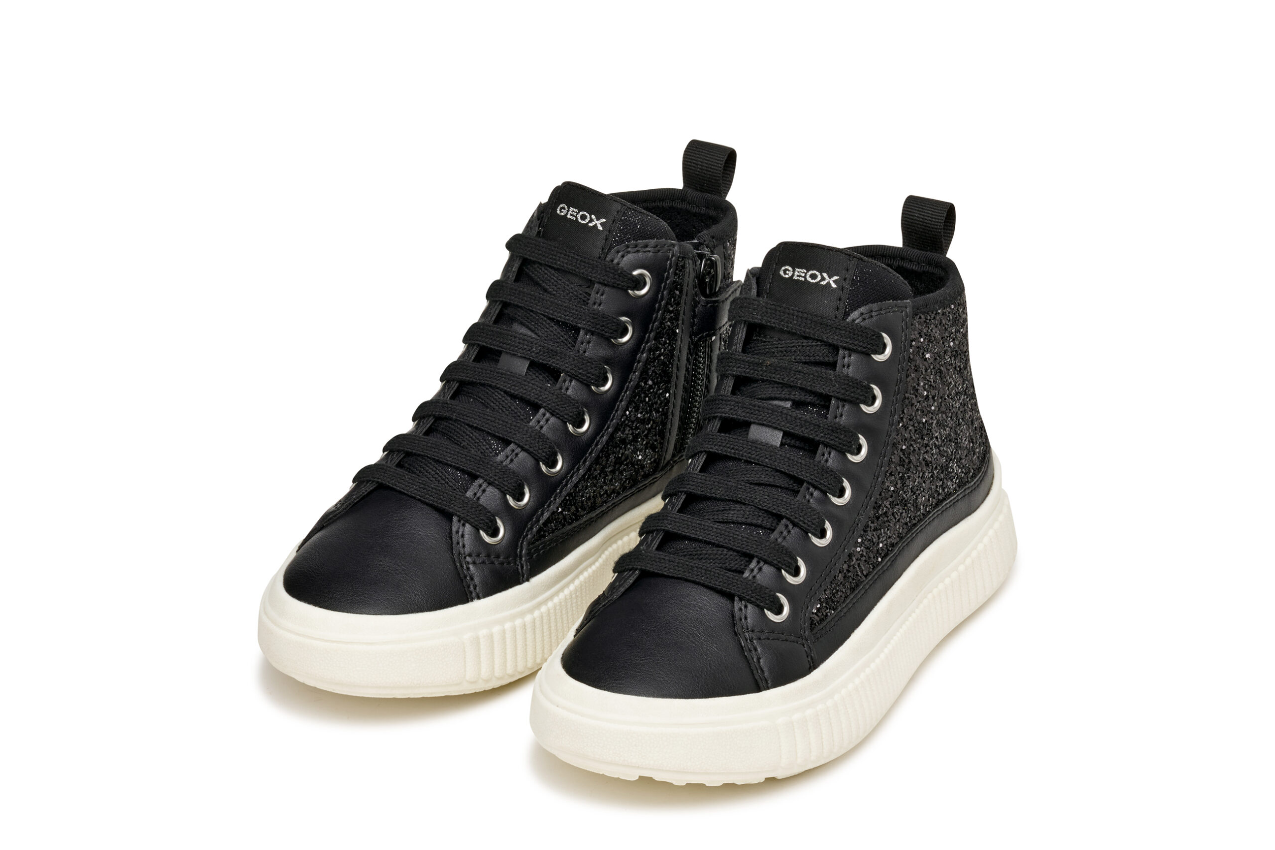 Geox J Laquinny Μαύρο Μποτάκι Με Στρας Για Κορίτσι Geox J Laquinny Μαύρο Μποτάκι Με Στρας Για Κορίτσι