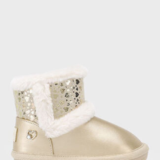 Mayoral Χρυσό Μποτάκι με Γούνα Για Κορίτσι