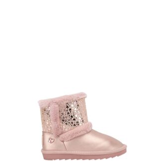 Mayoral Ροζ Χρυσή Μποτάκι Με Γούνα Για Κορίτσι