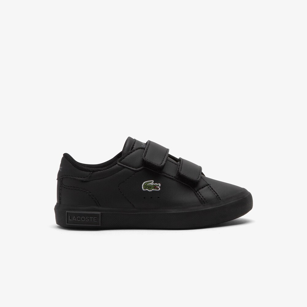 Lacoste Carnaby Set Μαύρο Sneaker Για Αγόρι Lacoste Carnaby Set Μαύρο Sneaker Για Αγόρι