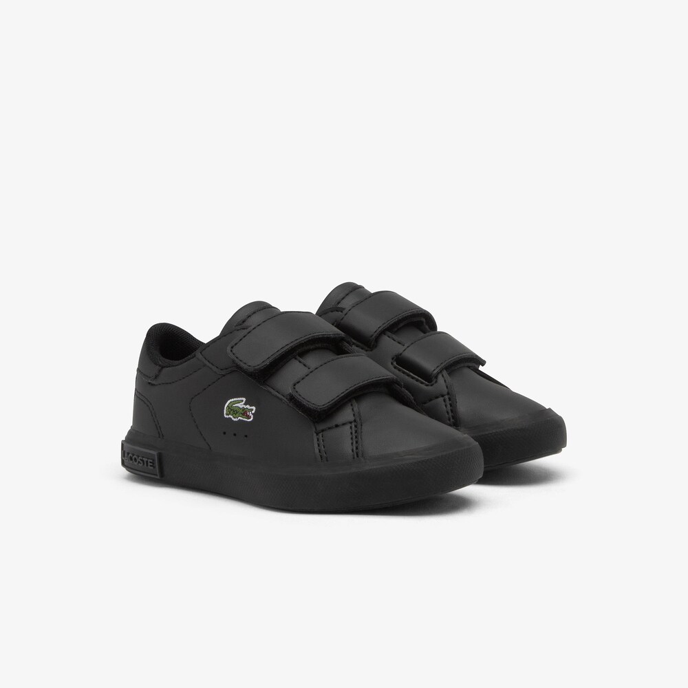 Lacoste Carnaby Set Μαύρο Sneaker Για Αγόρι Lacoste Carnaby Set Μαύρο Sneaker Για Αγόρι