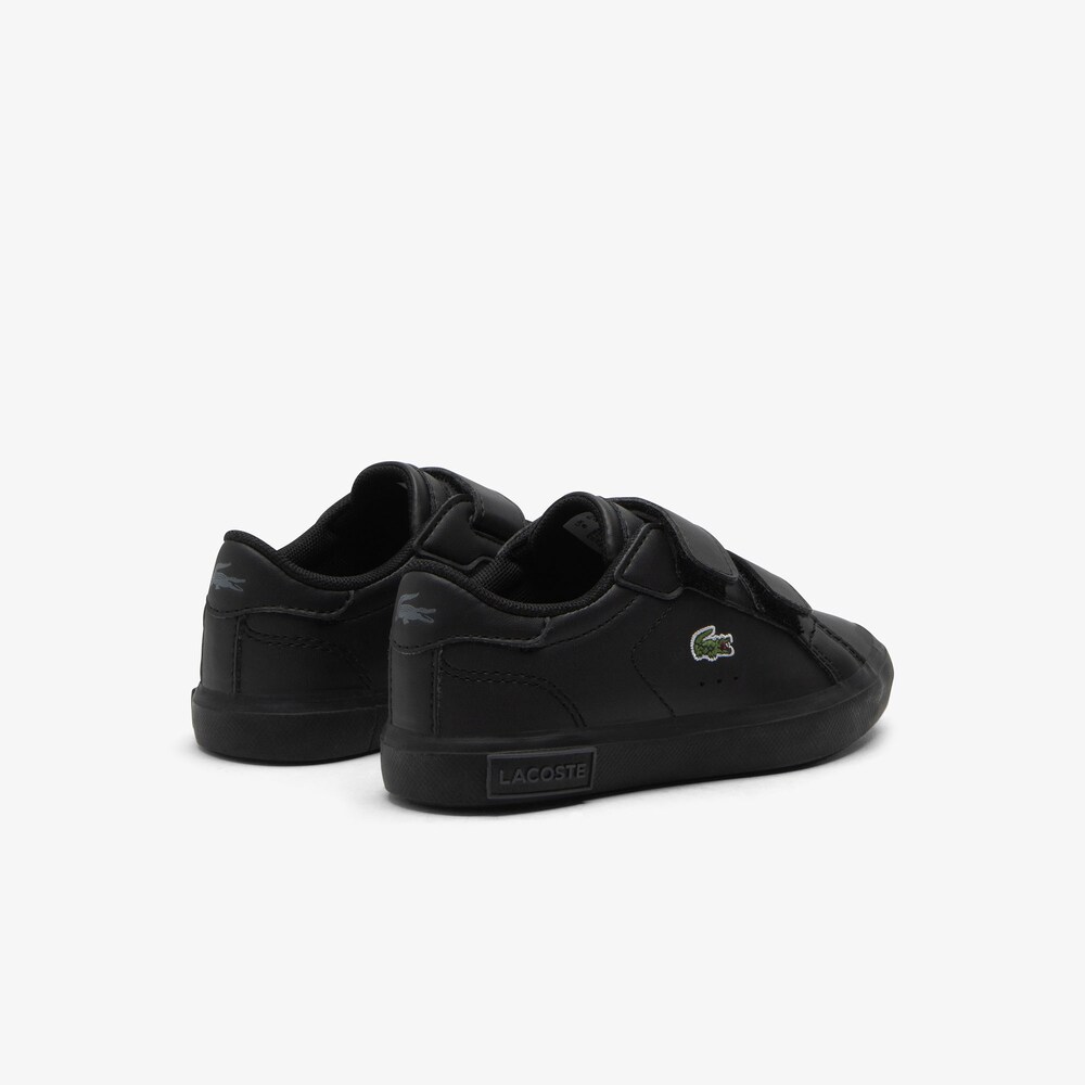 Lacoste Carnaby Set Μαύρο Sneaker Για Αγόρι Lacoste Carnaby Set Μαύρο Sneaker Για Αγόρι
