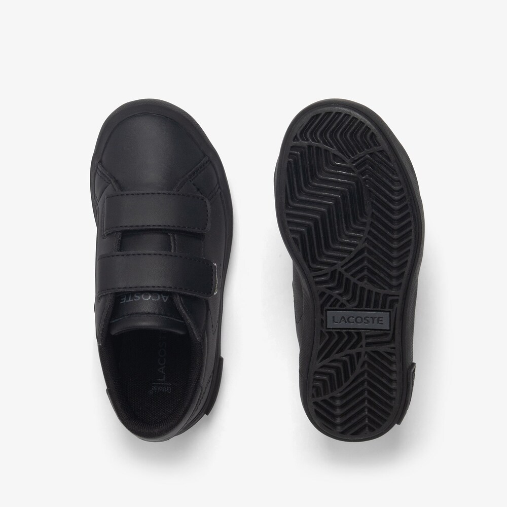 Lacoste Carnaby Set Μαύρο Sneaker Για Αγόρι Lacoste Carnaby Set Μαύρο Sneaker Για Αγόρι