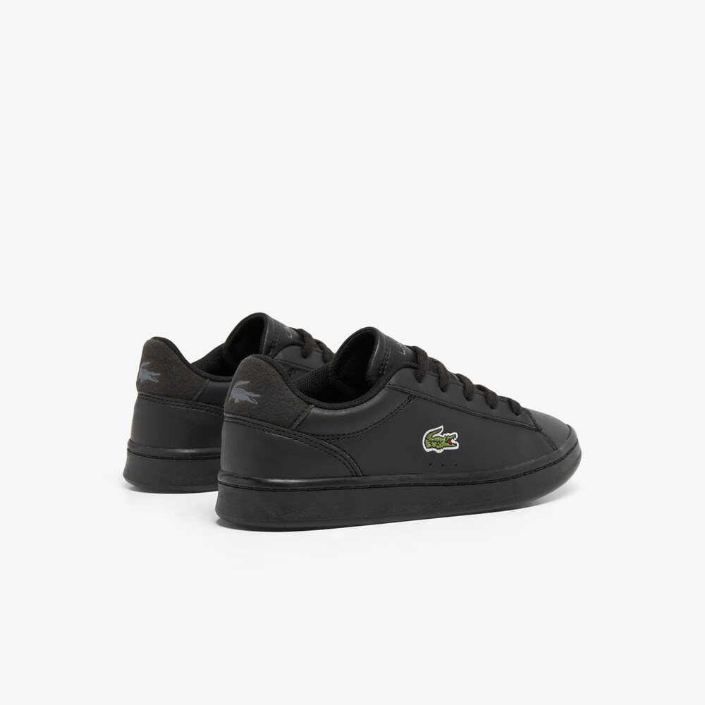 Lacoste Carnaby Set Μαύρο Sneaker Για Αγόρι Lacoste Carnaby Set Μαύρο Sneaker Για Αγόρι