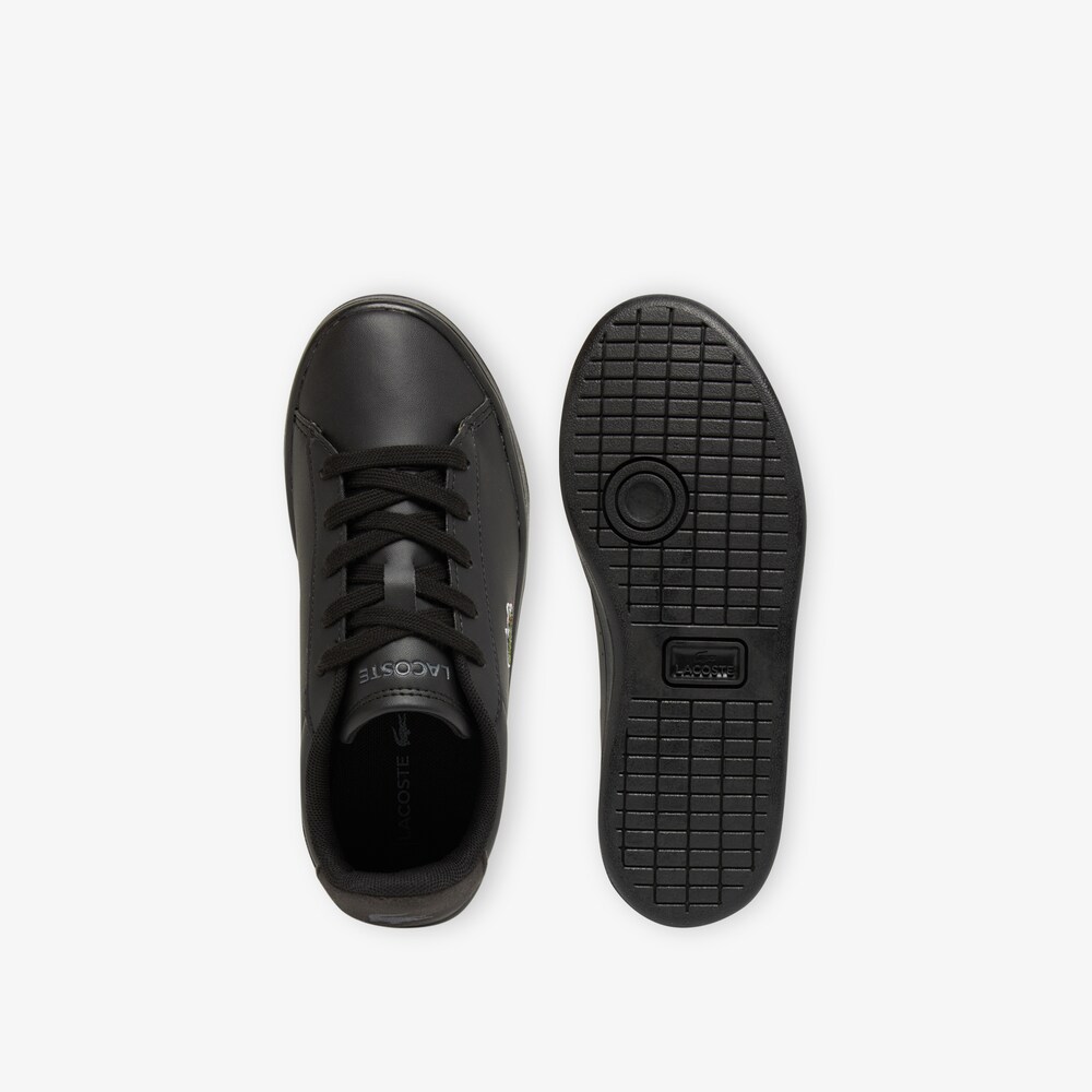 Lacoste Carnaby Set Μαύρο Sneaker Για Αγόρι Lacoste Carnaby Set Μαύρο Sneaker Για Αγόρι