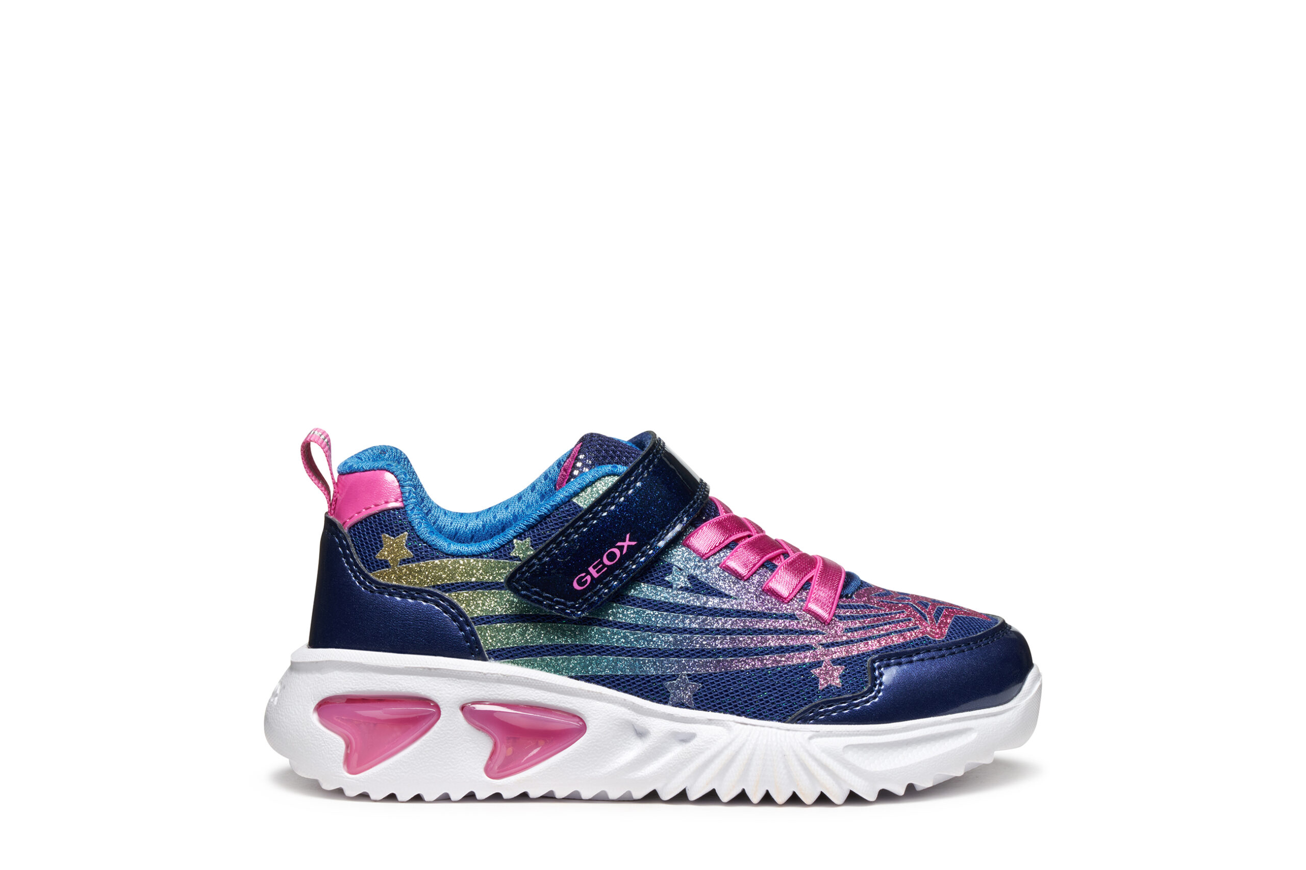 Geox J Assister Μπλε sneaker Mε Φωτάκια Για Κορίτσι Geox J Assister Μπλε sneaker Mε Φωτάκια Για Κορίτσι