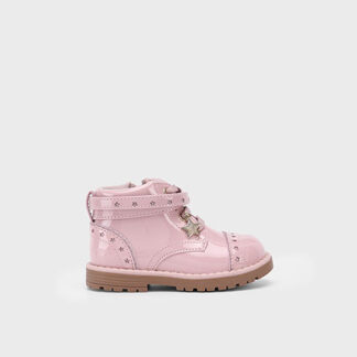 Mayoral Biker Μποτάκι Ροζ Με Λουστρίνι Για Κορίτσι